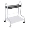 HAPPCUCOE Foot Bath Trolley,Portable Salon Trolley with Wheels,Beauty Salon Nail Or Foot Bath Spa Portable Esthetician Trolley Cart for Foot Rest Pedicure Manicure