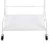 HAPPCUCOE Foot Bath Trolley,Portable Salon Trolley with Wheels,Beauty Salon Nail Or Foot Bath Spa Portable Esthetician Trolley Cart for Foot Rest Pedicure Manicure view 4