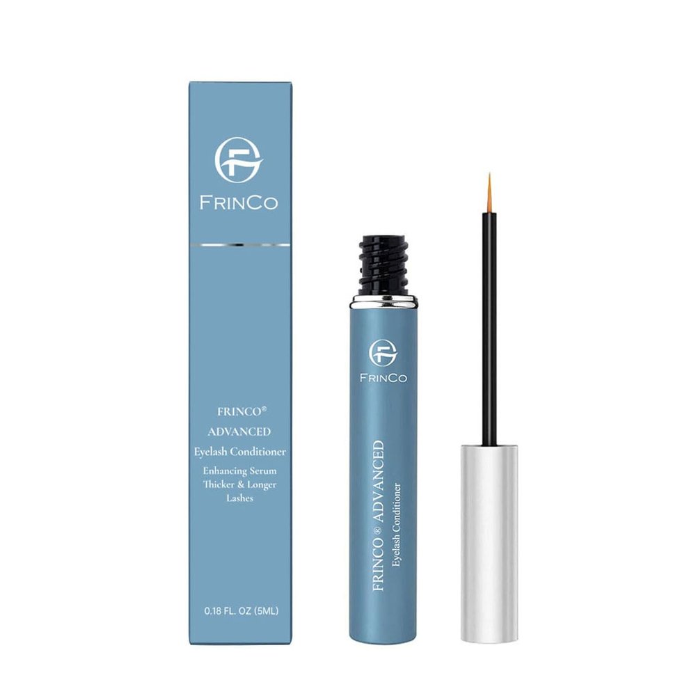 FRINCO Eyelash Growth Serum, Lash Enhancer Eyelash Booster for Man Woman Natural Lashes Thicker and Longer 5ml/0.17oz