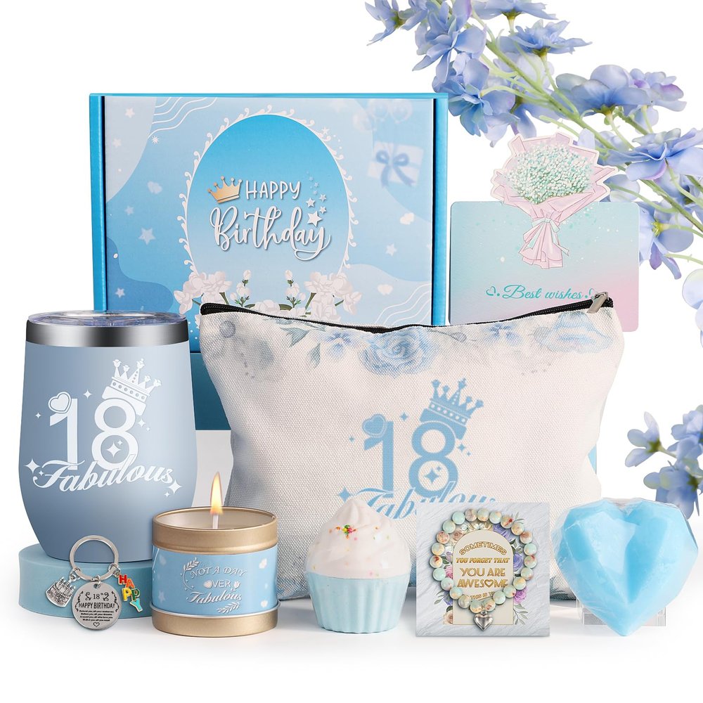 18th Birthday Gifts for Her, 18th Birthday Ideas, Relaxing Spa Gifts for 18 Year Old Girl, Best Friends Female Daughter Sister Her Girlfriend Coworker