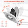 TASALON 2-in-1 Professional Facial Steamer with 5X Magnifying Lamp, Esthetician Steamer on Wheels, White, Facial Steamer, Cleansing, Hydrating, Pore Treatment view 2
