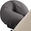 600TC Massage Table Sheet Set-100% Egyptian 3-Piece Massage Sheet Set-Ultra-Light,Premium Facial Bed Cover,Wrinkle Free, Includes Flat Sheet,Fitted Sheet with Face Cradle Cover [ Elephant Grey Solid ] view 3