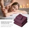 600TC Massage Table Sheet Set-100% Egyptian 3-Piece Massage Sheet Set-Ultra-Light,Premium Facial Bed Cover,Wrinkle Free, Includes Flat Sheet,Fitted Sheet with Face Cradle Cover [ Wine Solid ] view 4