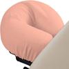 600TC Massage Table Sheet Set-100% Egyptian 3-Piece Massage Sheet Set-Ultra-Light,Premium Facial Bed Cover,Wrinkle Free, Includes Flat Sheet,Fitted Sheet with Face Cradle Cover [ Peach Solid ] view 3