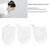 3pcs Flannel Makeup Remover Gloves Exfoliating Towelette Makeup Cleansing Gloves for Lipstick view 3