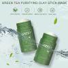 ZGMAOT Green Tea Clay Stick Mask For Skin Care,Deep Cleanse,Blackhead Remover,Moisturizes Oil Control Face Mask,Skin Detoxifying Face Stick Mask for all Skin Types,Green Stick Mask (2 Pack) view 4