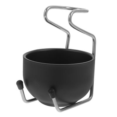 Didiseaon 1set Metal Shaving Soap Bowl Holder for Men Stainless Steel Grooming Kit for Travel and Home Use Includes Soap Bowl and Stand Portable and Lightweight