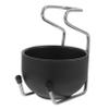 Didiseaon 1set Metal Shaving Soap Bowl Holder for Men Stainless Steel Grooming Kit for Travel and Home Use Includes Soap Bowl and Stand Portable and Lightweight view 1