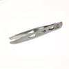 Slant to Perfection: Sword Edge Deluxe Handmade Tweezers - Grabs every hair every time - 6 unique models to choose from (3 Triangle Silver) view 1