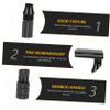 HAPINARY Manual Beard Shaver Double-sided Razor Face Hair Removal Tool Compact for Travel view 2