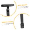 HAPINARY Manual Beard Shaver Double-sided Razor Face Hair Removal Tool Compact for Travel view 3