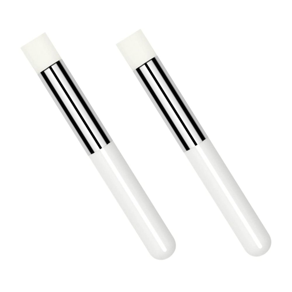 Baluue 2pcs Lip Smudge Brush Blending Tools for Lipstick Concealer and Eyeshadow Ergonomic Design for Easy Application for Makeup Enthusiasts and Beginners
