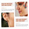 FOMIYES Self Ear Piercing Kit Stainless Steel Body Jewelry Piercing Practice Kit for Nose Lip Septum view 4