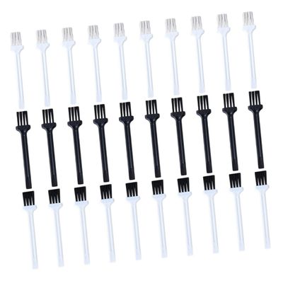 HAPINARY 60pcs Plastic Cleaning Brush for Keyboard and Electronic Devices Ergonomic Design Durable Bristles for Efficient Dust Removal Household Appliances and Circuit Boards Black White