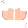 FOMIYES 1pair Women Silicone Heel Protective Sleeves Breathable Foot Care Pads for Heel Moisturizing - Tone view 2