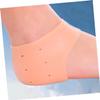 FOMIYES 1pair Women Silicone Heel Protective Sleeves Breathable Foot Care Pads for Heel Moisturizing - Tone view 3