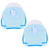 WOONEKY 2pcs Suction Cup Razor Rack Space-saving Bathroom Shaver Holder for Easy Access Durable Plastic Design for Shower Use view 1