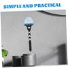 WOONEKY 2pcs Suction Cup Razor Rack Space-saving Bathroom Shaver Holder for Easy Access Durable Plastic Design for Shower Use view 2