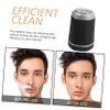 WOONEKY Handheld USB Razor for Men Rechargeable Mini Shaver Wear-Resistant Design Easy to Use for Daily Grooming view 4