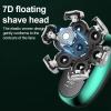 Head Shavers for Bald Men, 6 in 1 Electric Head Shaver for Bald Men 7D Floating Cutter Beard USB Charging Trimmer Clipper Shaving view 2