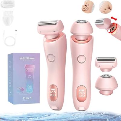 Proustore Razor, Proustore Shaver, 2025 Upgraded Proustore Glide Razor for Women, 2 in 1 Electric Shaver Ipx7 Waterproof Wet & Dry