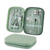Nail Clippers Kit Large Open Flat Mouth Anti-Splash Nail Clippers Set of Nail Clippers Beveled Mouth Single Ladies Household Large Nail Clippers Manicure Set(Light Green) view 1