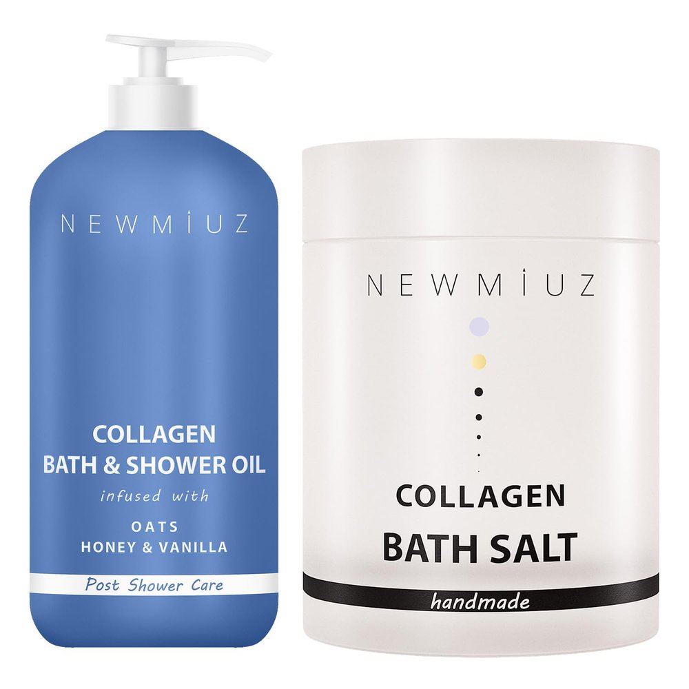 New Miuz Luxurious Collagen Bath Set Pack of 2