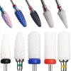 ZagYing 1PC Ceramic Nail Drill Bit Electric Manicure Machine Cuticle Clean Burr Milling Cutter Pedicure Polishing Nursing Accessories view 2