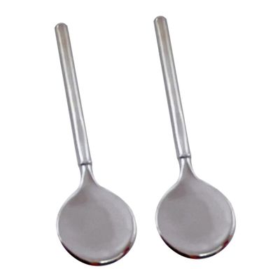 HONMEET 2pcs Metal Skincare Spatula Zinc Alloy Mini Spoons for Cream and Lotion Application Tools for Even Coverage and Easy Travel
