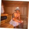 WRITWAA 2pcs Breathable Sauna Hats for Women Comfortable Felt Bucket Hats for Shower and Sauna Sessions for Use view 3