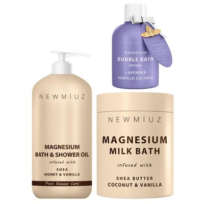 New Miuz Luxurious Magnesium Bath Set Pack of 3