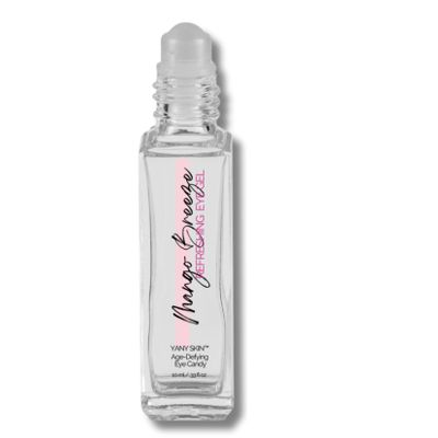 YANY Beauty Mango Breeze Refreshing Eye Serum Hydrating & Brightening Under-Eye Treatment for Dark Circles, Puffiness, and Fine Lines | Vegan, Cruelty-Free, Soothing Dual-Action Formula