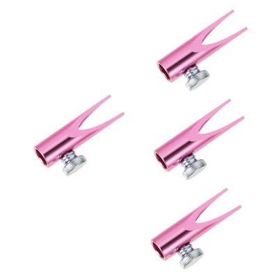 Baluue 4pcs Portable Pencil Sharpener Lightweight Dual-Sided Handheld Sharpener for Eyebrow and Lip Liner Pencils Convenient Tool for Boy Girl and Adults