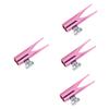 Baluue 4pcs Portable Pencil Sharpener Lightweight Dual-Sided Handheld Sharpener for Eyebrow and Lip Liner Pencils Convenient Tool for Boy Girl and Adults view 1
