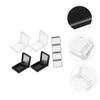 Baluue 4sets Convenient Transparent Eye Shadow and Lipstick Storage Case Makeup Sub Package Refillable Trays for Travel and Daily Use for Makeup view 2