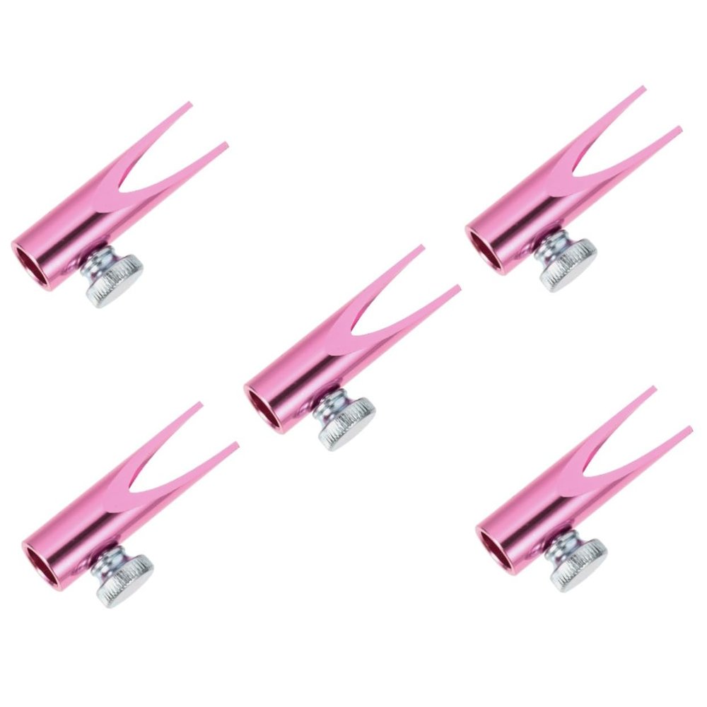 Baluue 5pcs Portable Dual-Sided Makeup Pencil Sharpener for Eyeliner and Brow Pencils Lightweight Handheld Design for School Office and Home Use