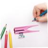 Baluue 5pcs Portable Dual-Sided Makeup Pencil Sharpener for Eyeliner and Brow Pencils Lightweight Handheld Design for School Office and Home Use view 2