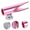 Baluue 5pcs Portable Dual-Sided Makeup Pencil Sharpener for Eyeliner and Brow Pencils Lightweight Handheld Design for School Office and Home Use view 3