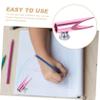 Baluue 3pcs Eyebrow Pencil Sharpener Dual-use Manual Sharpener for Makeup Art Pencils Thickness Chic Design Convenient Tool for Use view 3
