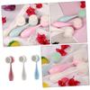 Baluue 3pcs Manual Facial Cleansing Brush Dual-Sided Face Brush Gentle Massaging Tool for Deep Cleaning view 3
