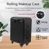 JJENXYYDS Professional Makeup Case Organizers,3 in 1 Rolling Makeup Case with Drawers 360 Swivel Rolling Cosmetic Case Travel for Salon Barber, Artists,Tattoo Artist view 4