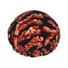 Bacon Pattern print Bath cap Large bath cap Fit for all lengths of hair Protects hair bath cap Reusable view 1