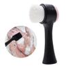 Manual Face Brush 3D Silicone Face Scrubber 2 in 1 Face Cleansing Brush for Cleaning Exfoliating Beauty Tools view 4