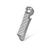 Titanium Comb Antistatic Handmade Mustache Comb Compact and Convenient Haircrush (StoneWashed) view 1