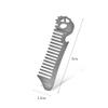 Titanium Comb Antistatic Handmade Mustache Comb Compact and Convenient Haircrush (StoneWashed) view 2