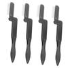 MERRYHAPY 4pcs Multi-function Eyebrow Styling Tool Brow Kit Eyebrow Brush Comb Lash Grooming Brush for Women Men Folding Comb view 1
