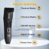 Beatslm Beard Trimmer for Men, Groin & Body Hair Trimmer, Electric Shaver, Nose & Ear Hair Clippers, 4 in 1 Men's Grooming Kit, Waterproof Wet/Dry Groomer with Travel Case, LED Display view 2