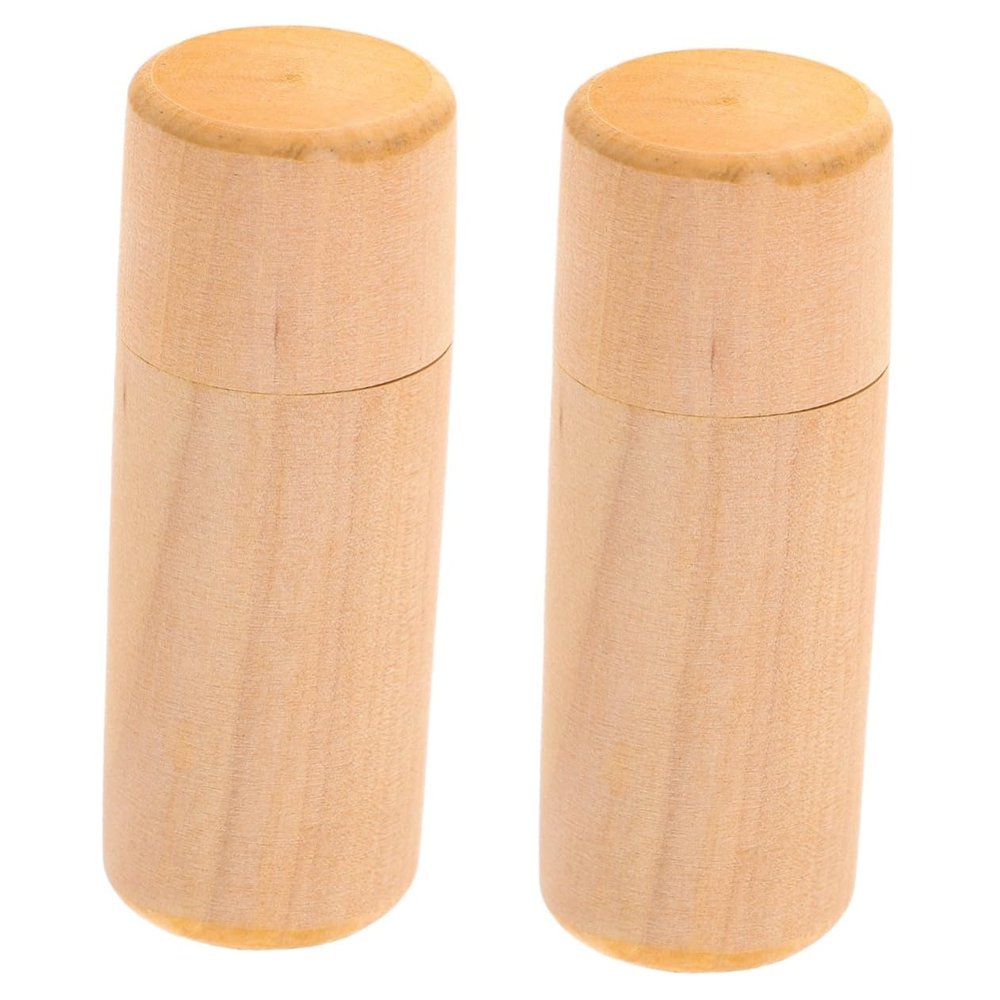 Alipis 2pcs Storage Box Wooden Case for Bottles Bottle Container for Organized Desktop Pressure Abrasion Resistant Design for Home Use