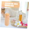 Alipis 2pcs Storage Box Wooden Case for Bottles Bottle Container for Organized Desktop Pressure Abrasion Resistant Design for Home Use view 3