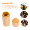 Alipis 2pcs Storage Box Wooden Case for Bottles Bottle Container for Organized Desktop Pressure Abrasion Resistant Design for Home Use view 4